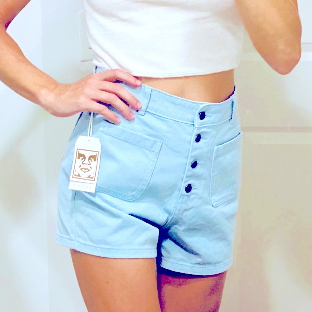 🌟HP🌟OBEY Jean Shorts